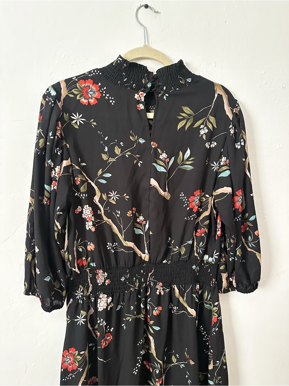 Nanette Lepore Black Floral Dress - Picture 3 of 6